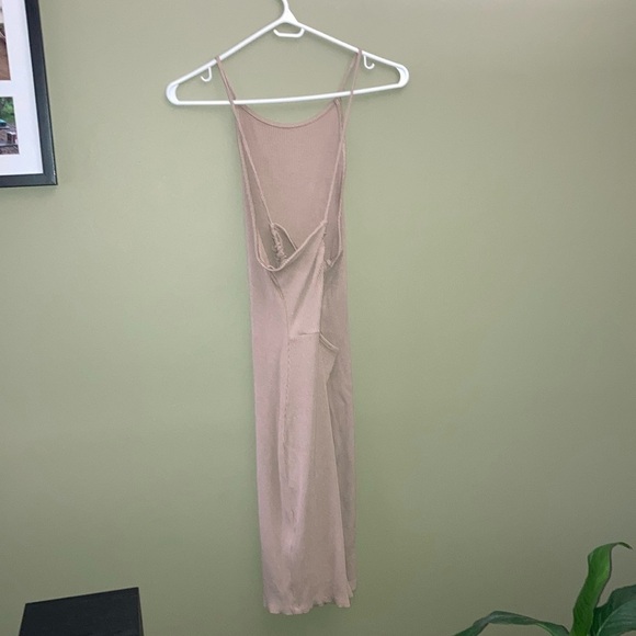 H&M Tan Halter Sheath Dress for Cocktail - Picture 5 of 11